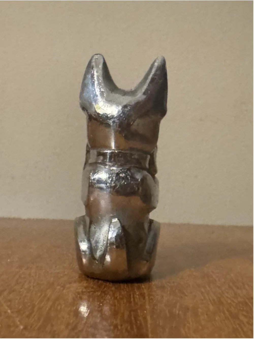 Antique Scottish Terrier Metal Figurine 2” Vintage Scottie Dog Spelter Piece